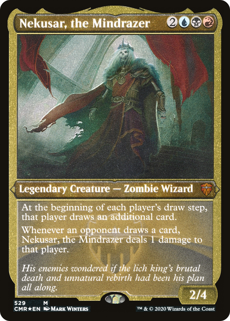 Nekusar, the Mindrazer (Foil Etched) (CMR-529)  Foil