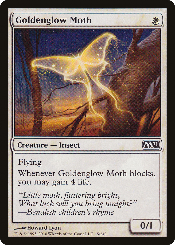 Goldenglow Moth (M11-015)  Foil