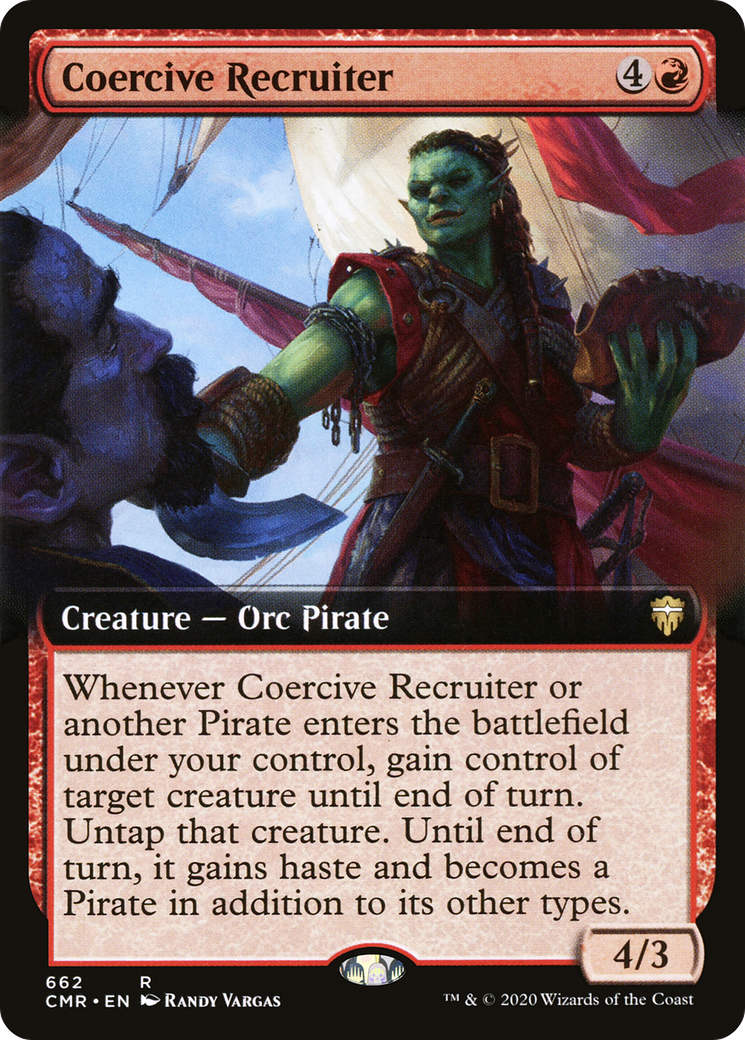 Coercive Recruiter (Extended Art) (CMR-662)  Foil