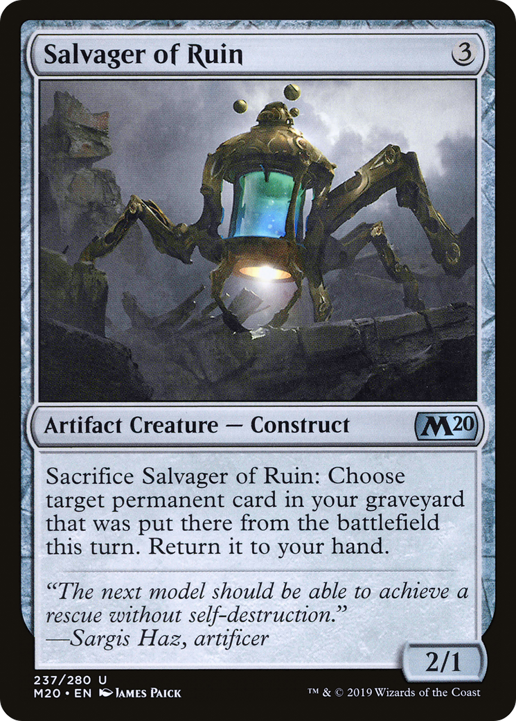 Salvager of Ruin (M20-237)  Foil