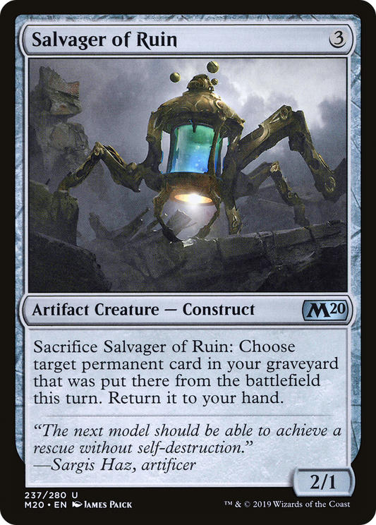 Salvager of Ruin (M20-237)  Foil