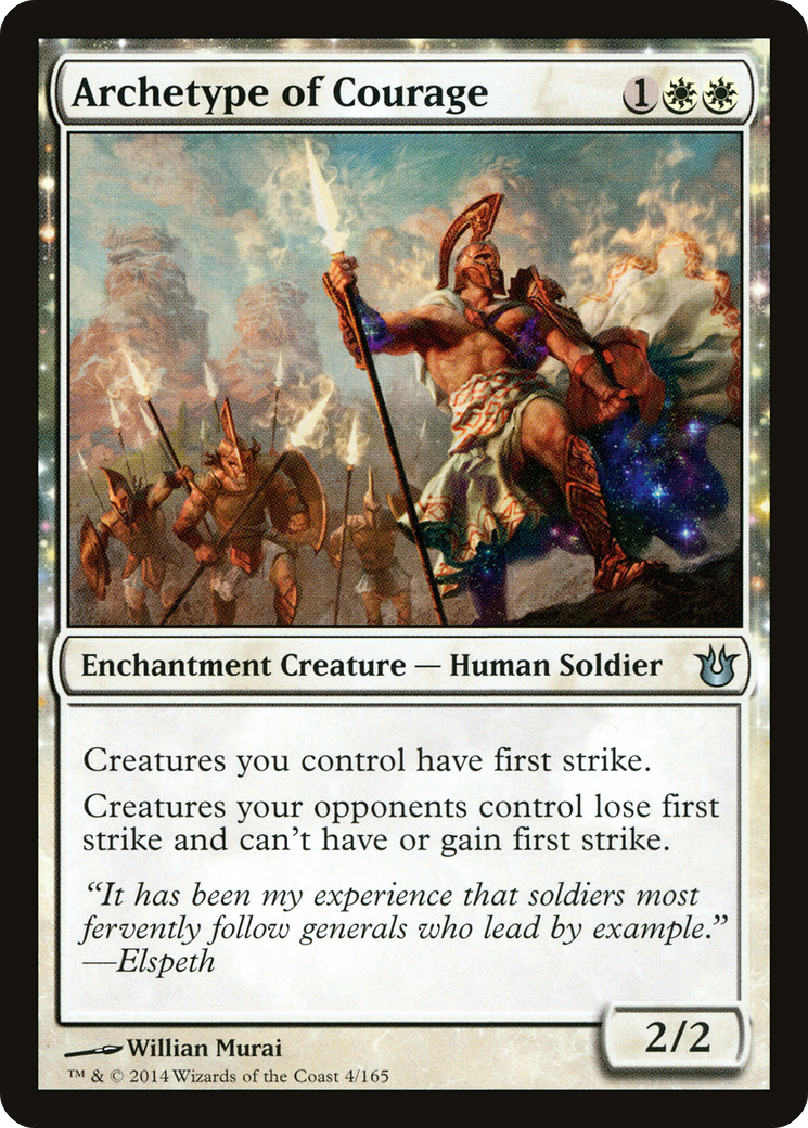 Archetype of Courage (BNG-004)  Foil