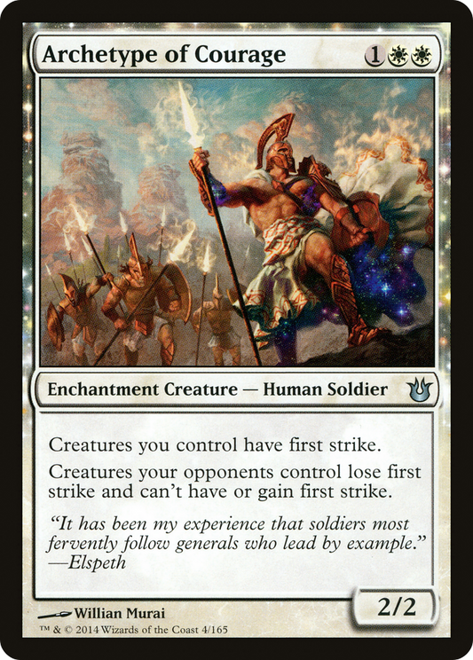 Archetype of Courage (BNG-004)  Foil