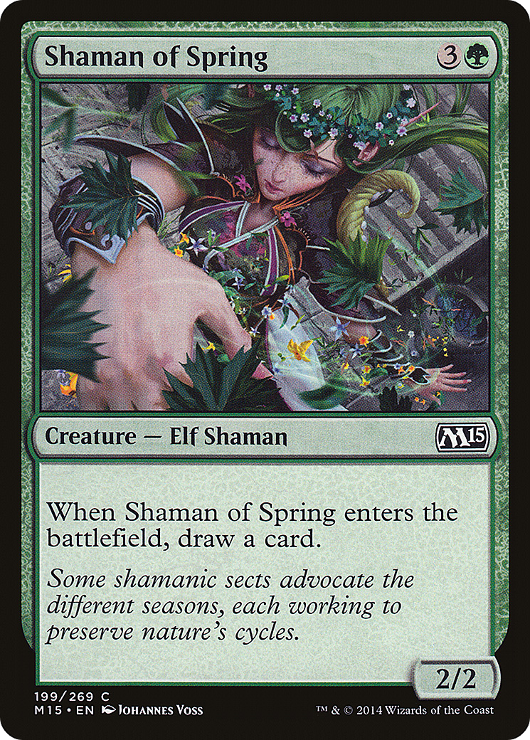 Shaman of Spring (M15-199)  Foil