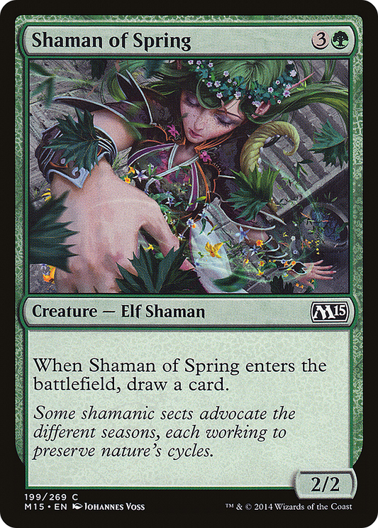 Shaman of Spring (M15-199)  Foil