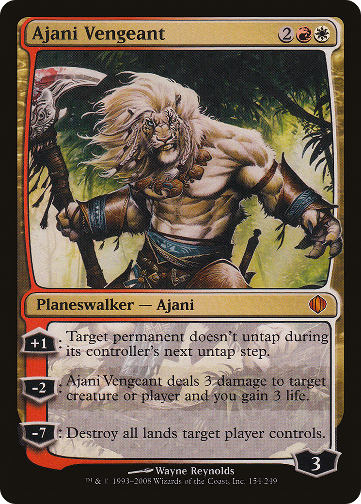 Ajani Vengeant (ALA-154)  Foil