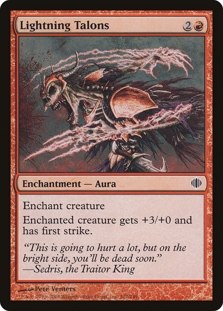 Lightning Talons (ALA-107)  Foil