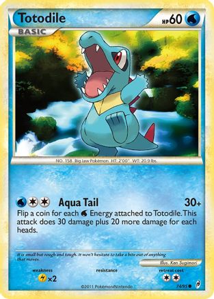 Totodile - 74/95 - Common - Reverse Holo