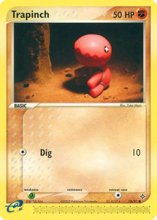Trapinch - 78/97 - Common - Reverse Holo