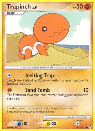 Trapinch - 115/132 - Common - Reverse Holo