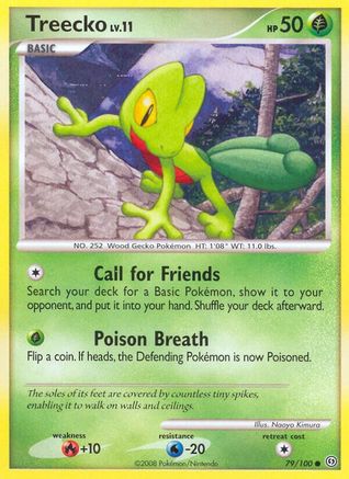 Treecko - 79/100 - Common - Reverse Holo
