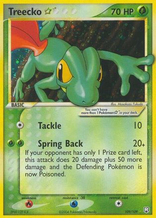 Treecko Star - 109/109 - Ultra Rare