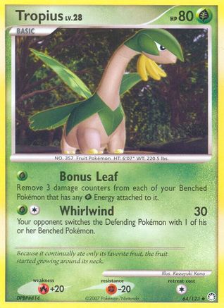 Tropius - 64/123 - Uncommon - Reverse Holo