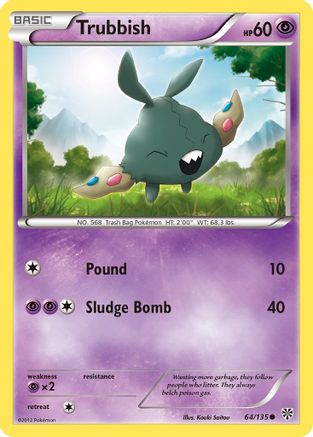 Trubbish (64) - 64/135 - Common - Reverse Holo