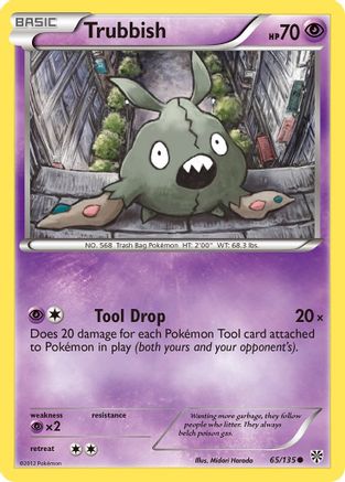 Trubbish (65) - 65/135 - Common - Reverse Holo