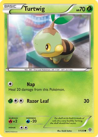 Turtwig - 1/135 - Common - Reverse Holo