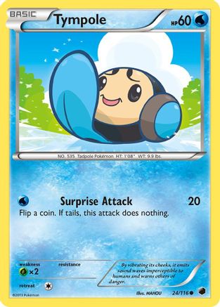 Tympole - 24/116 - Common - Reverse Holo