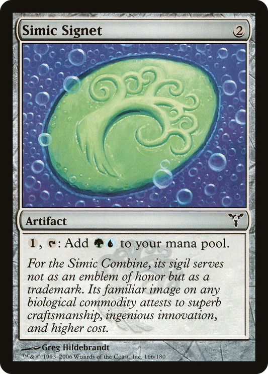 Simic Signet (DIS-166)  Foil