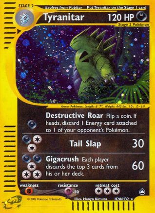 Tyranitar - H28/147 - Holo Rare