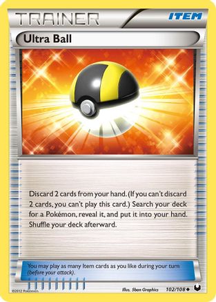 Ultra Ball - 102/108 - Uncommon - Reverse Holo