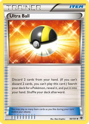 Ultra Ball - 90/101 - Uncommon - Reverse Holo