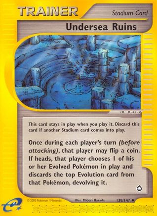 Undersea Ruins - 138/147 - Uncommon