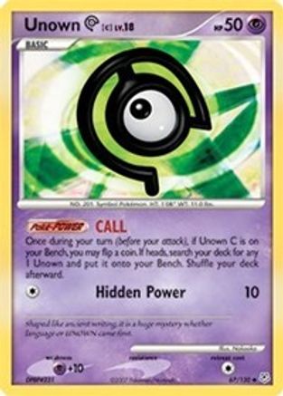 Unown [C] - 67/130 - Uncommon