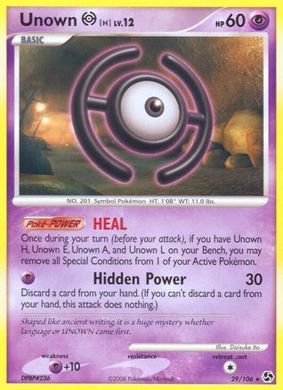 Unown [H] - 29/106 - Rare