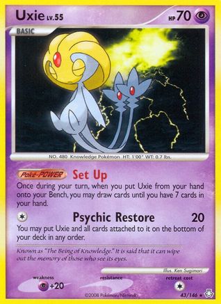 Uxie - 43/146 - Rare