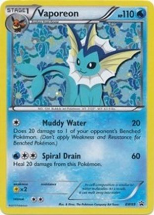 Vaporeon BW89  - Holofoil Black and White Promos - Promo