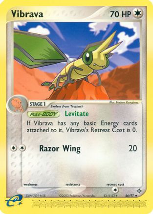 Vibrava - 46/97 - Uncommon - Reverse Holo