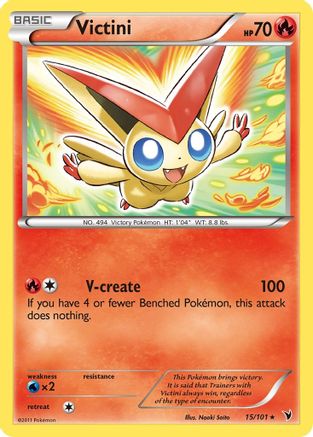 Victini (15) - 15/101 - Holo Rare