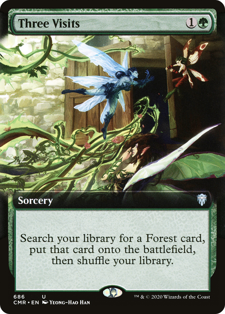 Three Visits (Extended Art) (CMR-686)  Foil