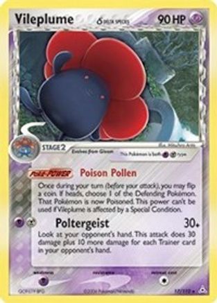 Vileplume (Delta Species) - 17/110 - Holo Rare