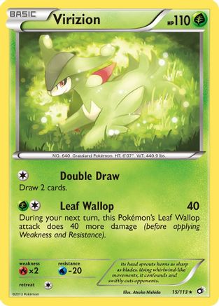 Virizion - 15/113 - Holo Rare
