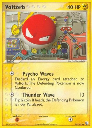 Voltorb - 80/109 - Common - Reverse Holo