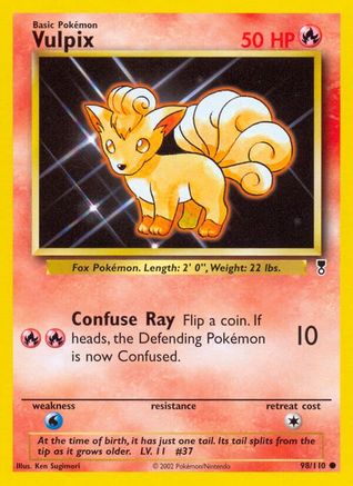 Vulpix - 98/110 - Common - Reverse Holo