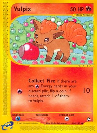 Vulpix - 116/147 - Common - Reverse Holo