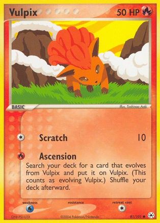 Vulpix - 81/101 - Common - Reverse Holo