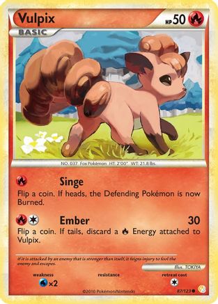 Vulpix - 87/123 - Common