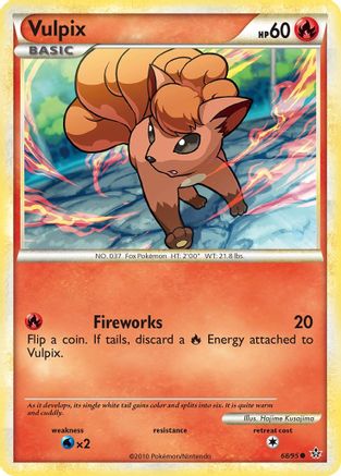 Vulpix  - Reverse Holofoil Unleashed - Common