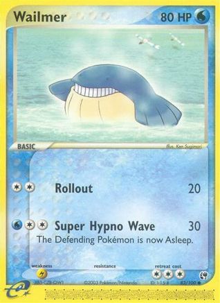 Wailmer - 83/100 - Common - Reverse Holo