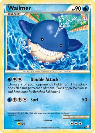 Wailmer - 52/102 - Uncommon