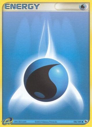 Water Energy - 106/109 - Common - Reverse Holo