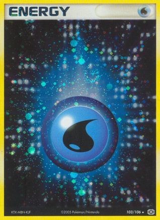 Water Energy - 103/106 - Holo Rare