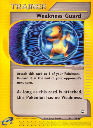 Weakness Guard - 141/147 - Uncommon - Reverse Holo