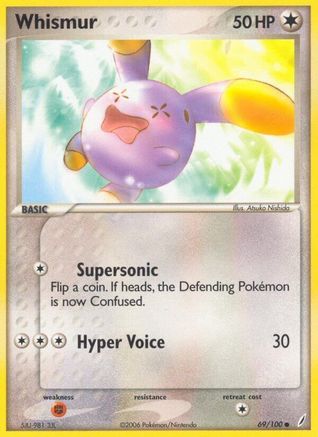 Whismur 69/100 - Common - Reverse Holo
