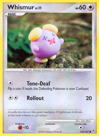 Whismur - 132/147 - Common - Reverse Holo