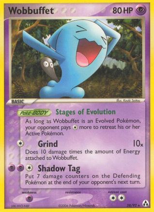 Wobbuffet - 28/92 - Rare - Reverse Holo