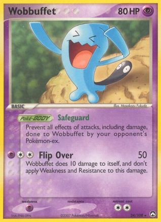 Wobbuffet - 24/108 - Rare - Reverse Holo